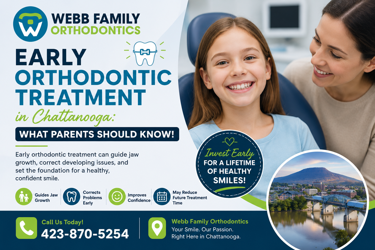 Early Orthodontic Treatment in Chattanooga: What Parents Should Know!