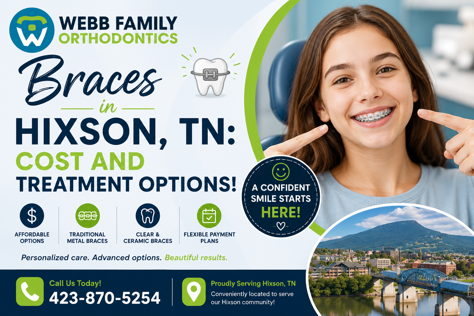 Braces in Hixson, TN: Cost and Treatment Options!
